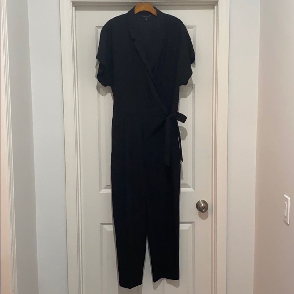 Banana republic black jumpsuit medium